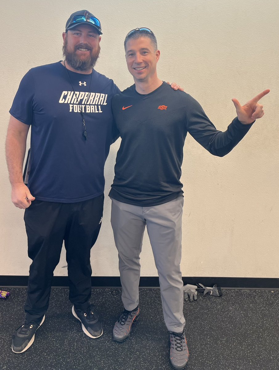 Alan Haire (@coachahaire) on Twitter photo Sure appreciate <a href="/CowboyFB/">OSU Cowboy Football</a> and <a href="/CoachNardo27/">Bryan Nardo</a> for stopping by and checking on our young Cats!! <a href="/CHSBobcatsFB/">Chaparral HS Football</a> <a href="/chskisd/">Chaparral High</a> Sure appreciate <a href="/CowboyFB/">OSU Cowboy Football</a> and <a href="/CoachNardo27/">Bryan Nardo</a> for stopping by and checking on our young Cats!! <a href="/CHSBobcatsFB/">Chaparral HS Football</a> <a href="/chskisd/">Chaparral High</a>