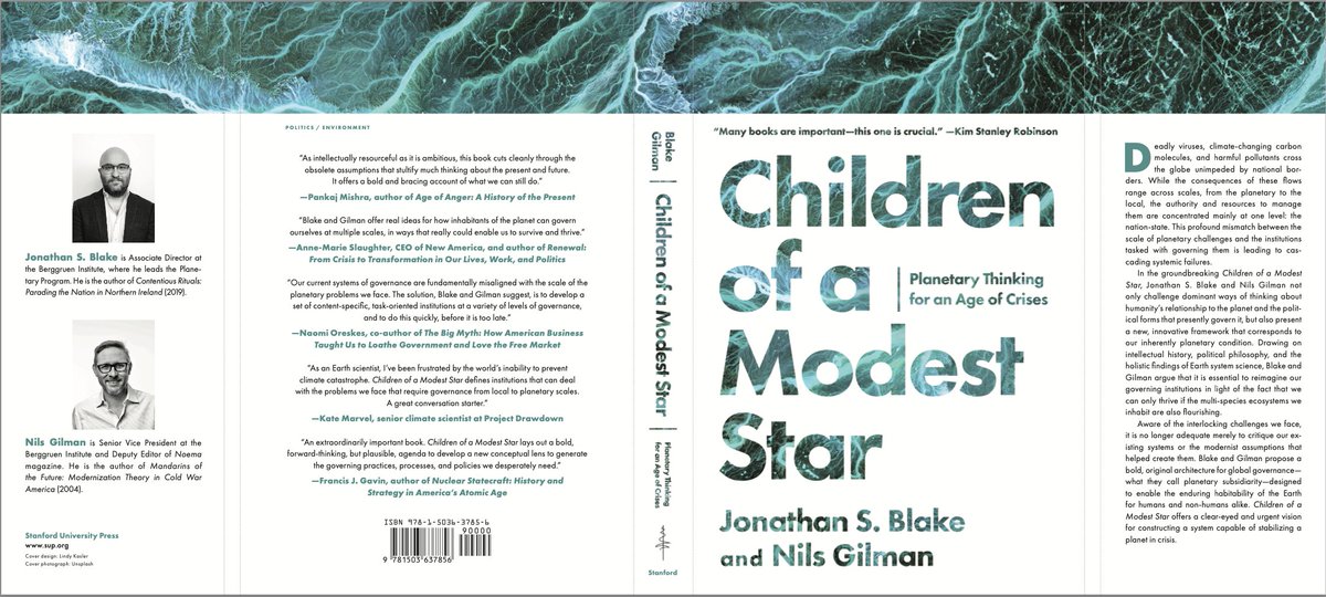 Children of a Modest Star: full dust jacket. Out April 23rd! sup.org/books/title/?i…