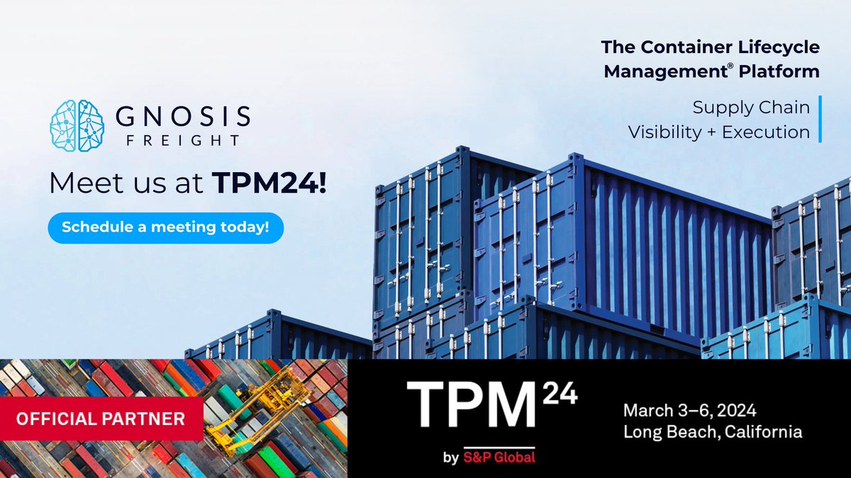 Attending #TPM24? Curious how the CLM platform can help you and your team track and manage containers more effectively, saving time and reducing logistics costs?

Comment below if you'd like to meet at TPM, and we'll have someone reach out to schedule a time.