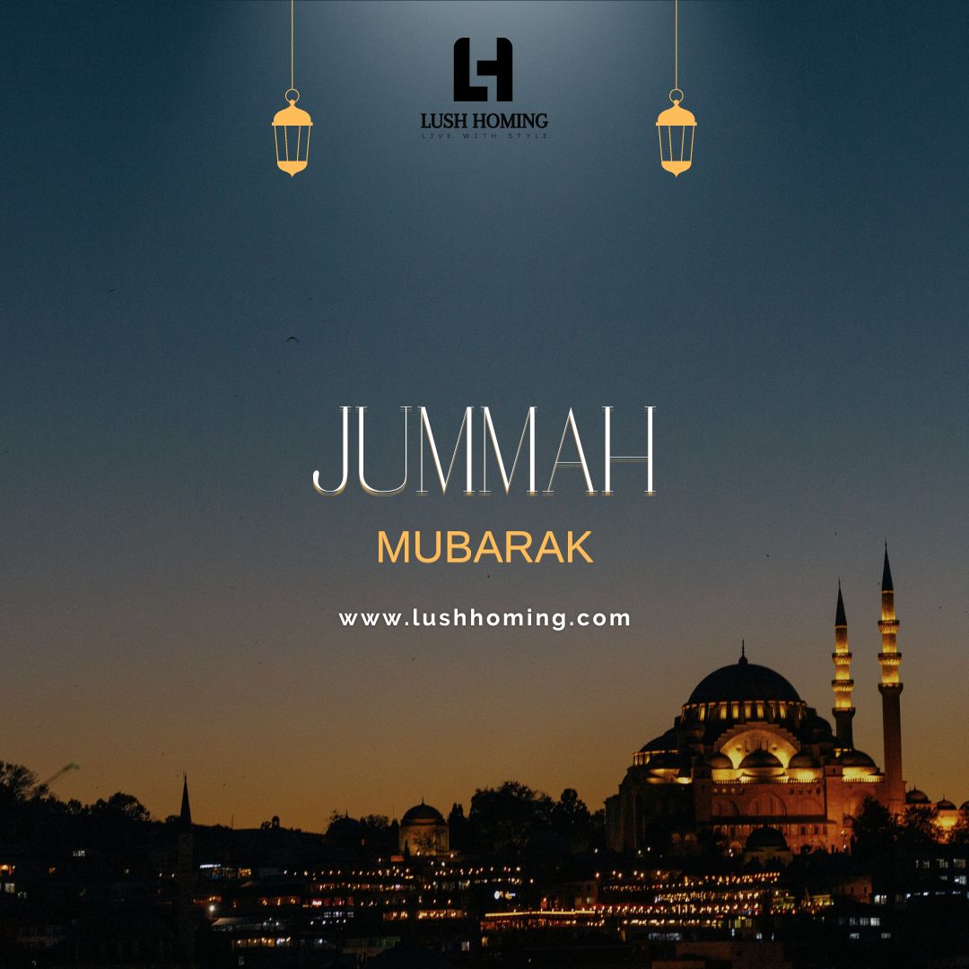 Jumma Mubarak! Wishing you a blessed Friday filled with peace, prayers, and positive vibes. May your hearts be light and your spirits lifted. lushhoming.com #JummahMubarak #BlessedFriday #FridayPrayers #IslamicBlessings #GratitudeAttitude #BlessedAndGrateful #lushhoming