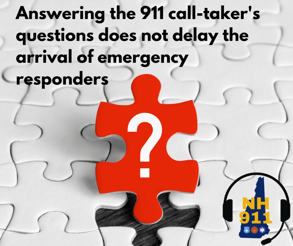At #nh911, we can talk callers through emergencies even after alerting the responding agency. Call-takers can stay in contact both with callers and dispatch so that they can both provide instructions and enable the first responders on their way to receive updated information.