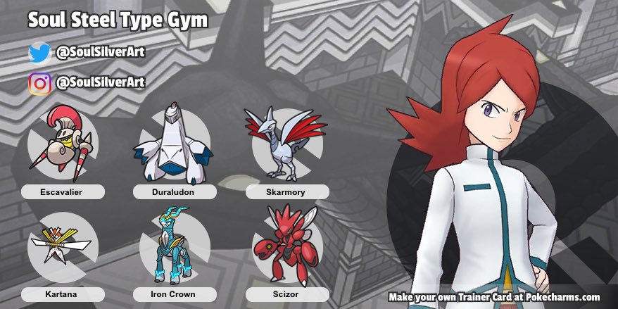 soulsilverart's tweet photo. Me and my teams + the type of pokemon gym leader I’d be! 

I didn’t want to use legendaries to be a bit more realistic,but if I could I’d have that 2nd legendary team lol

QT or reply with yours!

Oh and if you’re interested in my answers to the quiz-Posting them ⬇️⬇️⬇️
#Pokemon https://t.co/xfnjEjzl2C