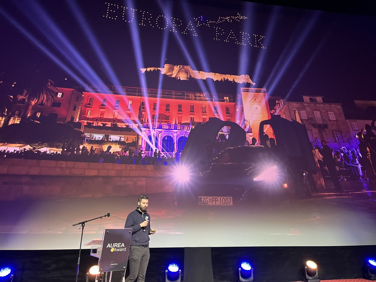 I'm honoured that Mate Rimac, CEO of <a href="/AutomobiliRimac/">Rimac Automobili</a>, is joining #AUREAAward for a fascinating keynote. It is a real privilege for our guests to be able to listen to his professional journey &amp; our cooperation, both strongly driven by innovation. Keynote coming soon on #VEEJOY!