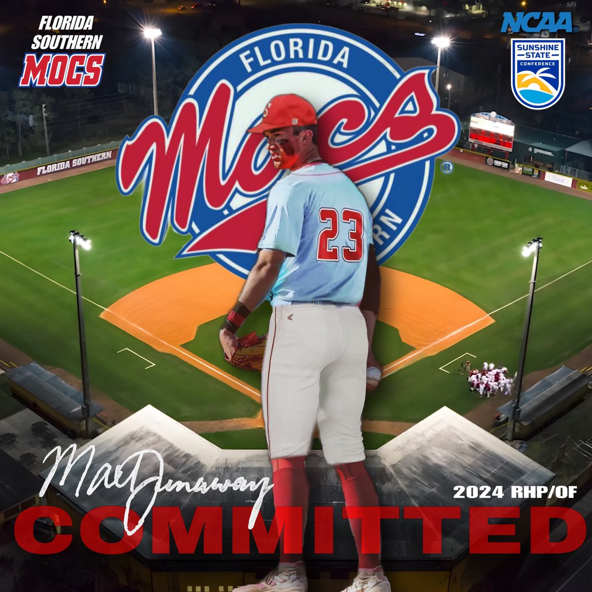 MaxDunaway's tweet image. I am excited and blessed to announce my commitment to play baseball at Florida Southern College. Thank you to everyone who has helped me get here. A special thank you to my family, coaches, teammates, and friends. I appreciate you all, Go Mocs🐍

@MocsBaseball