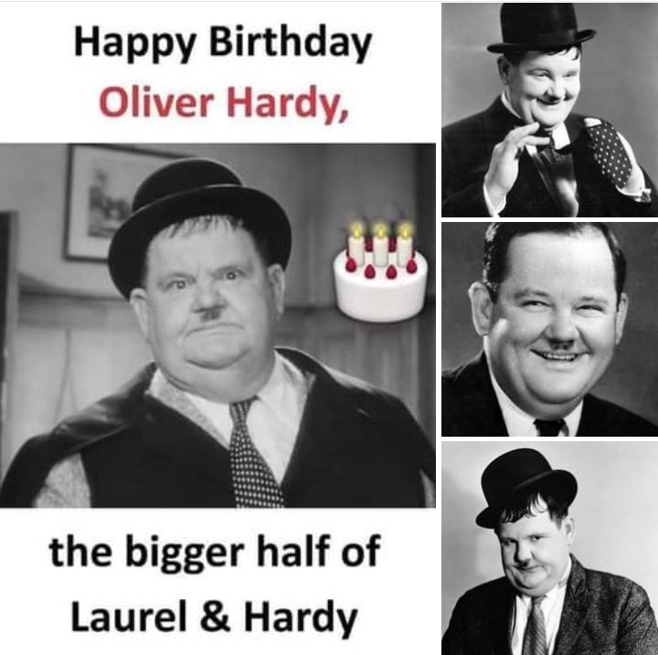 Born on this date on the 18th of January 1892, Happy Birthday Oliver Norvell Hardy 🎂