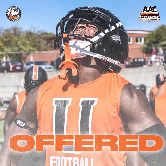 _ajdenson's tweet photo. I’m blessed to receive my first offer from @UnionBulldogFB @CoachNicholsFC @CoachTallyFC @CoachJoshAbell @Coach1Tyme @coachtreazzzy https://t.co/QQoiCWrwKp