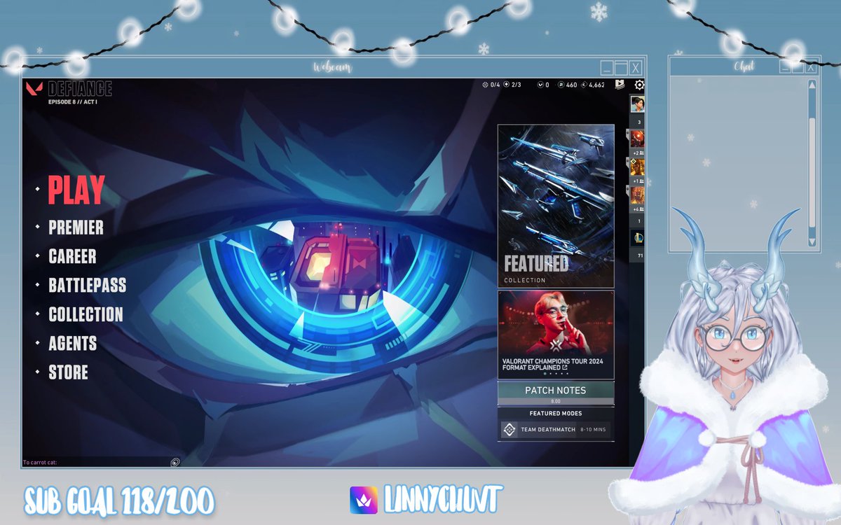 LinnychuVT's tweet photo. ❄DAY 101 OF SUBATHON HAS STARTED❄
We're gonna play some more comp in Valorant today, come chat with me! 🥰
If anyone wants to collab with me, lmk in my DMs! 💌
We're 82 away from the sub goal! 😱
Links in bio ❄
#LinnyLive #VtubersUprising https://t.co/h8TVxWF1bn