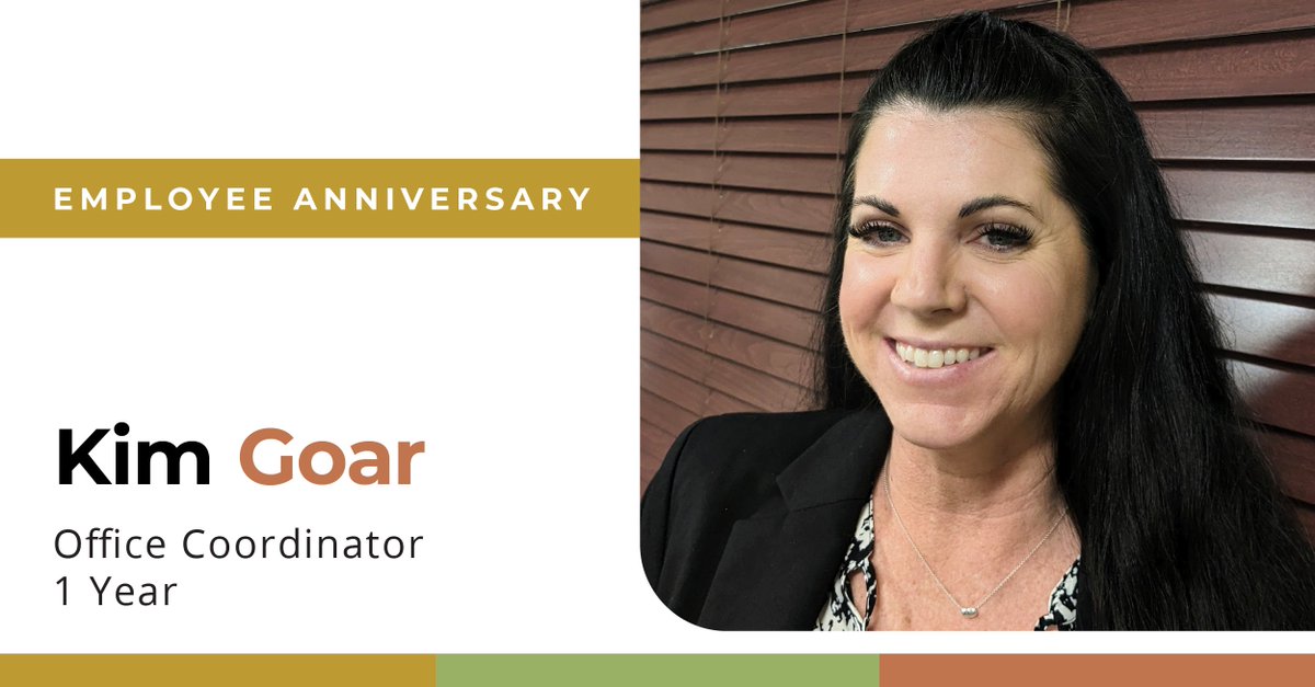 🙌A big shoutout to Kim Goar on your 1 year work anniversary! We appreciate your positive attitude and commitment to the FLORES family. Congratulations!

#WorkAnniversary #TeamUpdates #FLORESFamily