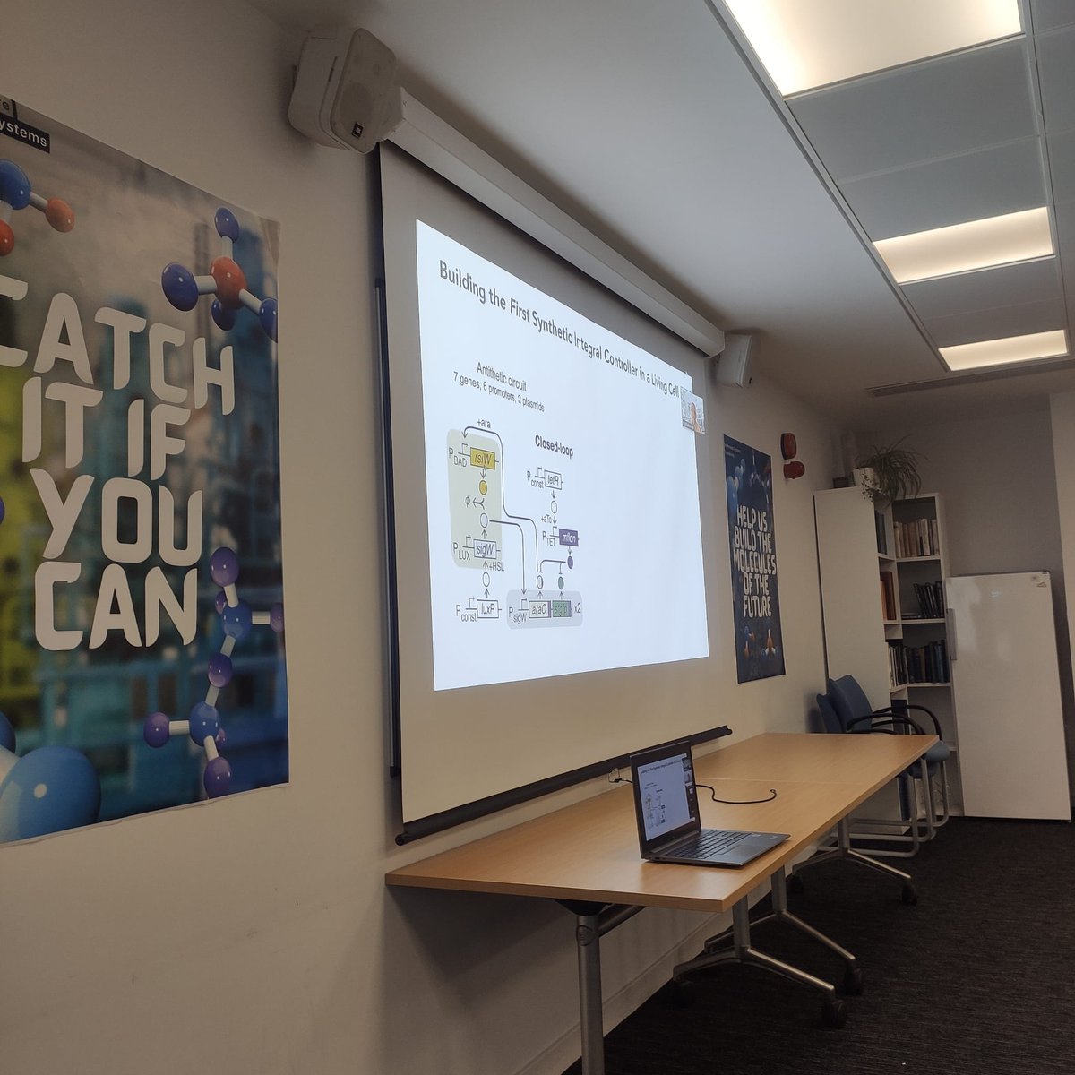 Post-holiday energy at Control Club was high as we welcomed Prof. Mustafa Khammash from <a href="/ETH_en/">ETH Zurich</a>. His talk shed light on the intersection of systems biology, synthetic biology, and control theory, with a special emphasis on the realm of cybergenetics.