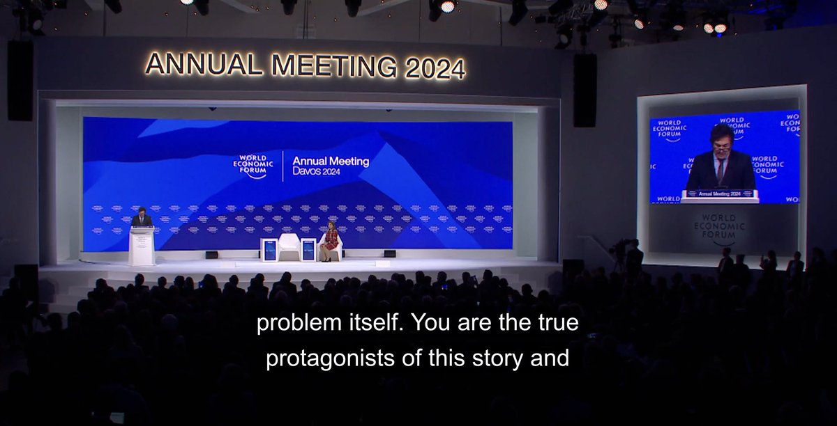 Number one sign you're speaking truth to power is when you praise the world's richest businesspeople as the 'true protagonists of this story'