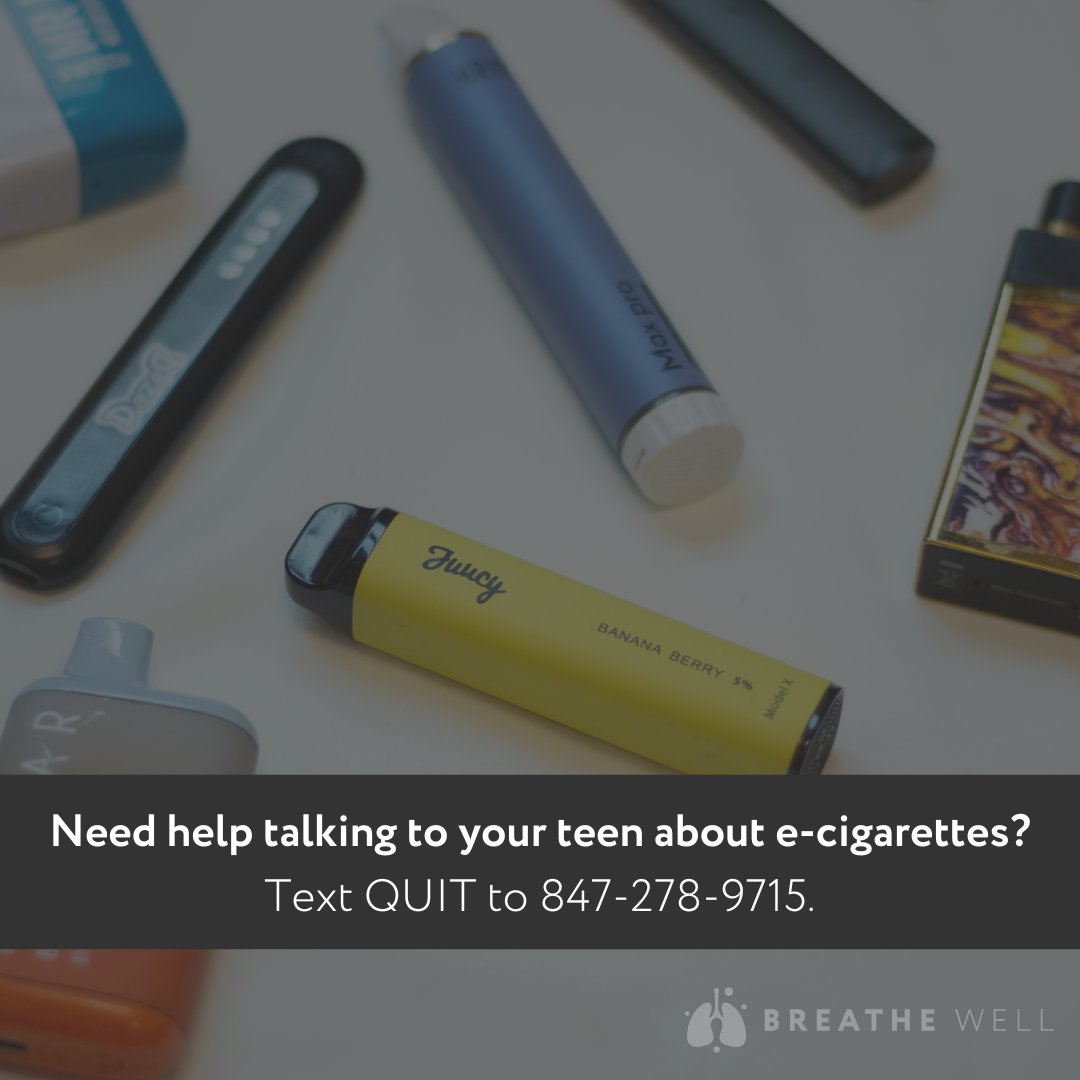 If you have a teen who has been influenced by the tobacco industry's deceptive marketing tactics, text this number to be supported by Truth Initiative's text line, or click the link in our bio to find even more Resources for parents.