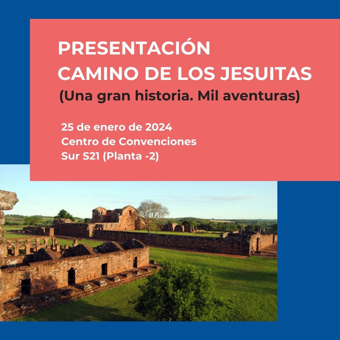 Estaremos en #Fitur, entre otras cosas, en una actividad de networking del Camino de los Jesuiats entre agencias receptivas y emisivas ¡Nos vemos en Madrid!
#CaminodelosJesuitas <a href="/FedesudO/">FEDESUD_oficial</a> <a href="/IberGeo/">IBER-GEO CONSULTING</a> <a href="/ViventialValue/">Vivential Value</a> <a href="/McritConsulting/">Mcrit </a> <a href="/el_BID/">Banco Interamericano de Desarrollo</a>