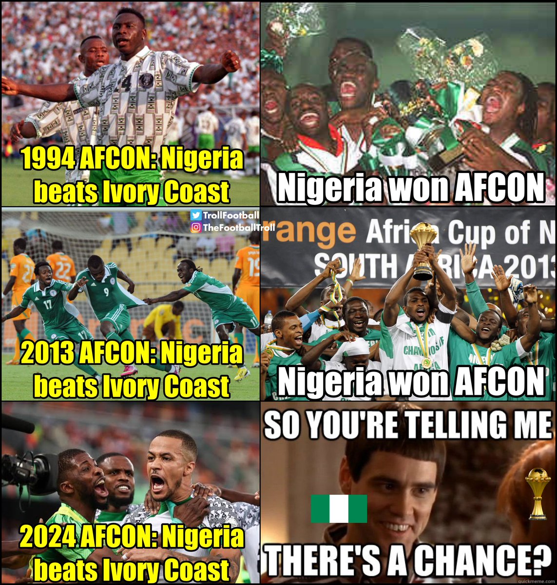 TrollFootball's tweet photo. Nigerians right now https://t.co/Yka02IJRKl
