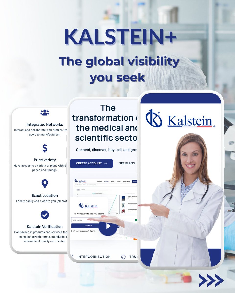 KalsteinEnglish's tweet photo. Kalstein Plus gathers the latest advances in medical science, technology, and innovation to offer a novel platform for laboratories, distributors, manufacturers, and technicians.

Kalstein+
Be seen. You are more! https://t.co/aqHdOaBnRM