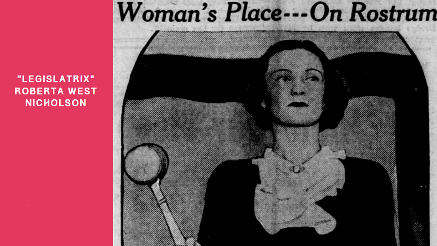 Next Tuesday evening, January 23, IHB’s Nicole Poletika will present "Love &amp; Legislation in the Great Depression: Rep. Roberta West Nicholson” for the Indianapolis Public Library’s Culture, History and Society lecture series.

Learn more and register here: attend.indypl.org/event/9679805