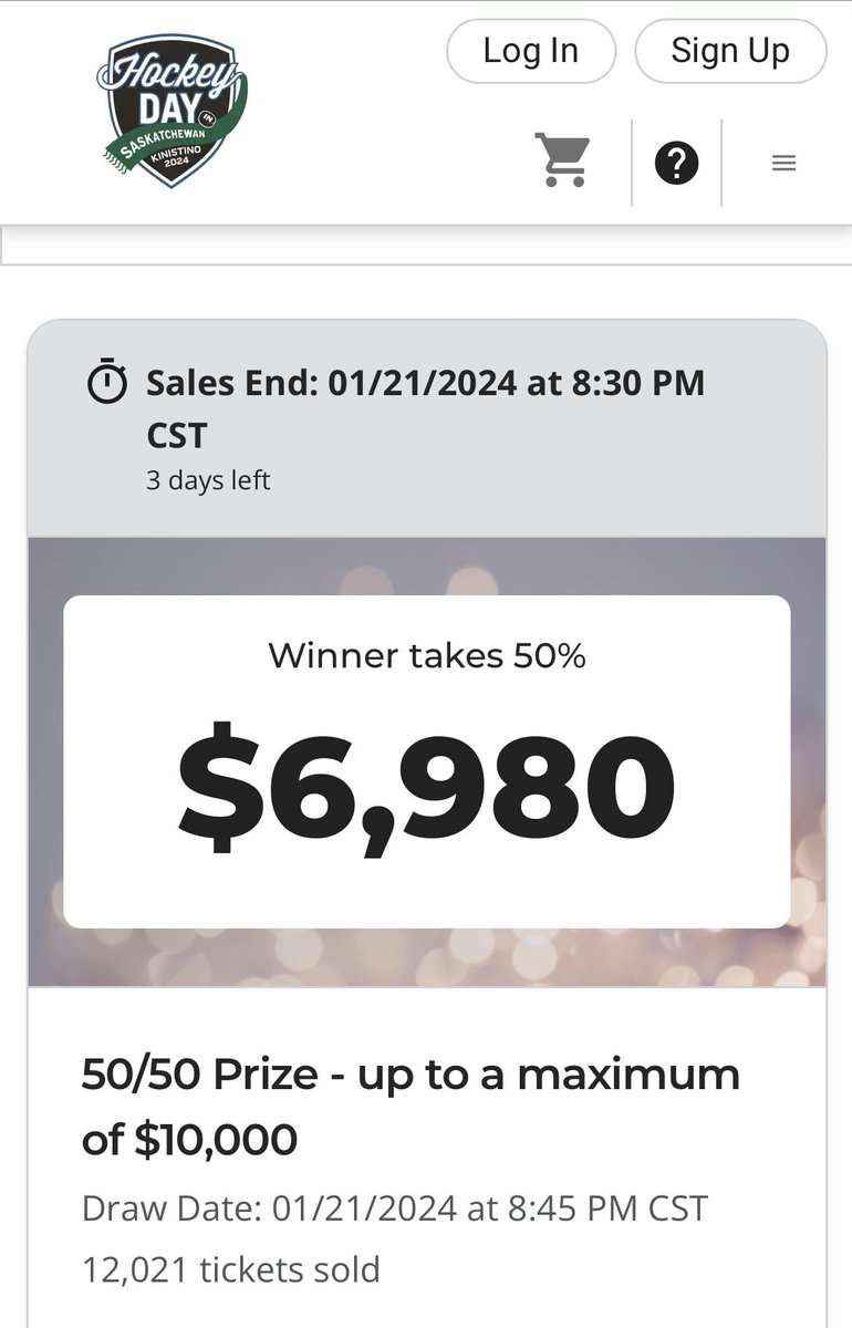 HockeyDayinSask's tweet image. 50/50 JACKPOT AND AUCTION UPDATE!

As of 1pm today the current jackpot is $6980 with the winner taking half!

Items for the silent auction have been added throughout the week, just added today is an ag equipment Ekotune valued at $2500. 
 
trellis.org/kinistino-hock…