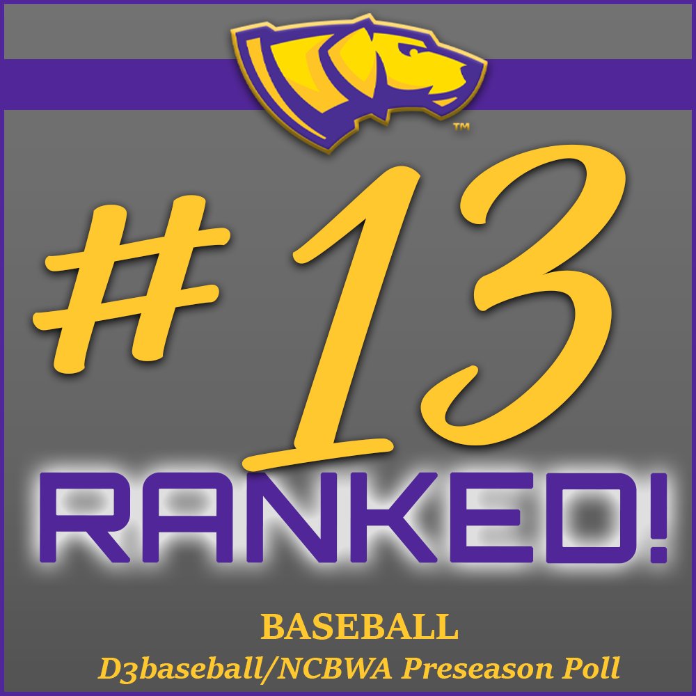 Preseason poll came out this week and your #Pointers will enter the season #13 in the nation! @UWSPbaseball