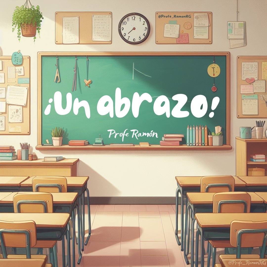 Profe_RamonRG's tweet photo. Hoy te lo dejo escrito en la pizarra, donde se quedan escritas las cosas importantes. ☺️
#soyMaestro https://t.co/0HHSrgAmpa