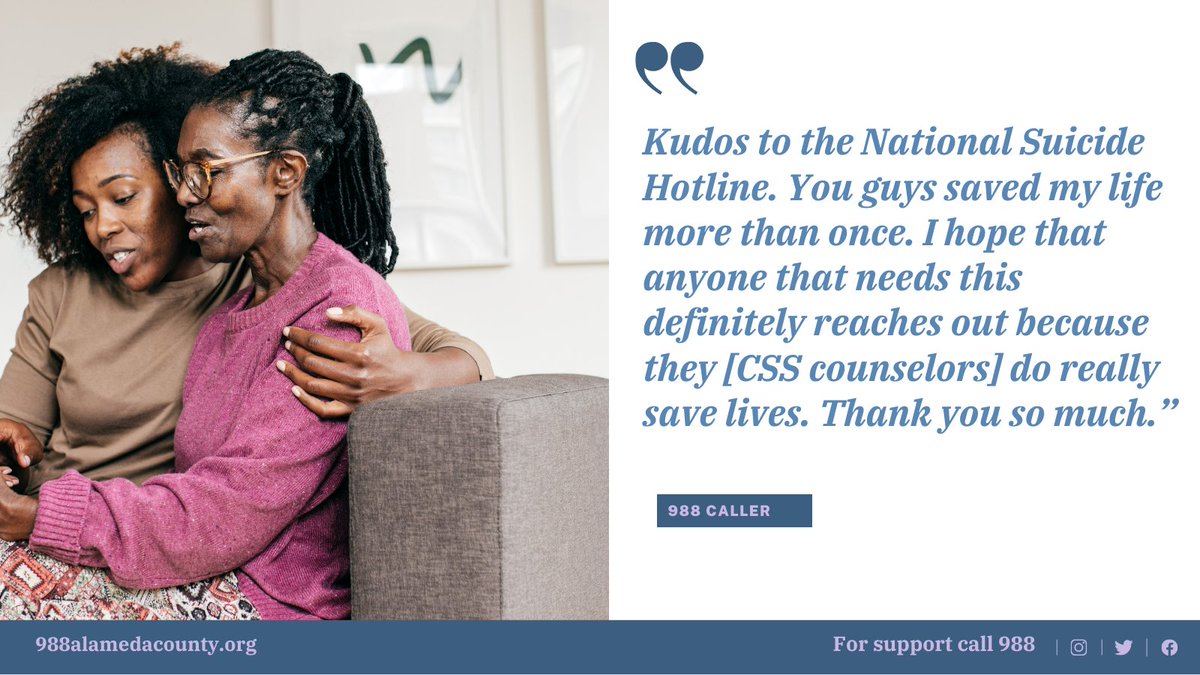 This work is making a difference... We have a team of 56 people in our training programs and over 140 volunteers ready to respond to the calls we receive. We are here when you need help. Find help. Find hope. 988 Lifeline.