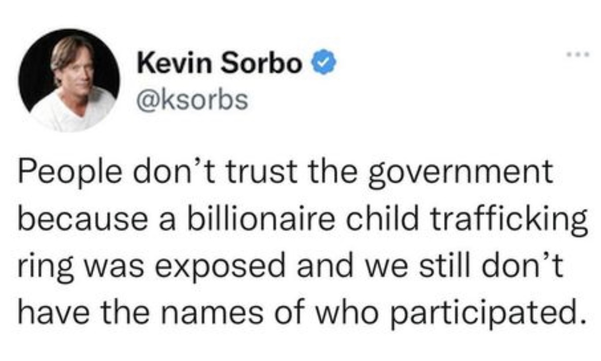 PatriotXV11's tweet photo. And POOF‼️ Nobody is talking about the Epstein List. https://t.co/gmL2tOi3sH