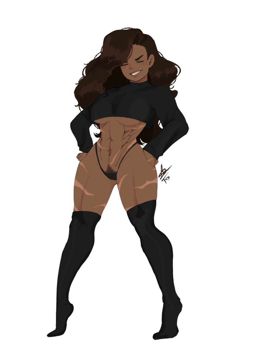 BombonCrispy's tweet photo. MMM si usualmente no suelo dibujar chicas asi pero una amiga me reto asi que dije por que no
#muscularwoman #dibujo #muack #sfw https://t.co/H3eYQEAAXe