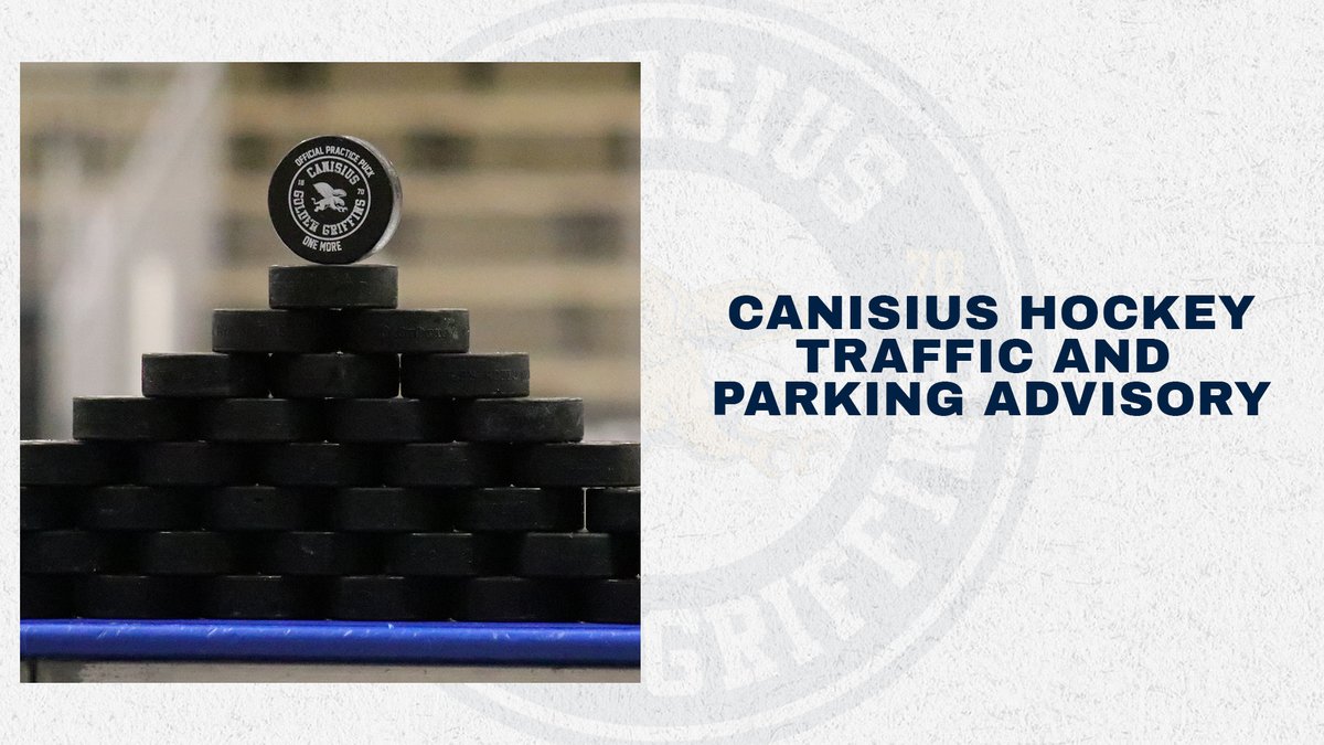 GriffsHockey's tweet image. 🚨 ATTENTION ALL @Canisius_Univ STUDENTS 🚨

With the Buffalo Bandits playing @KeyBankCtr, parking and traffic around @Harborctr will be impacted for our game against Niagara tomorrow night

In order to avoid issues, it is recommended you take the @NFTAMetro to the game!

#Griffs
