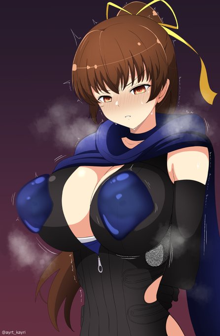 【Skeb】DOAかすみ スライム乳首責め… 