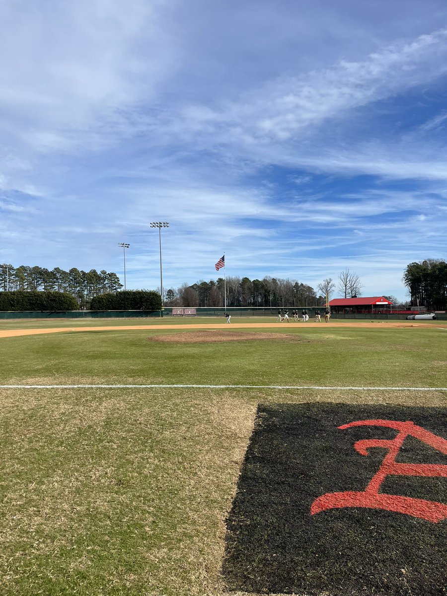 Beautiful day for some ⚾️ in Belmont NC 🚩