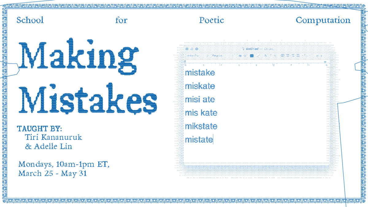 School For Poetic Computation tweet media