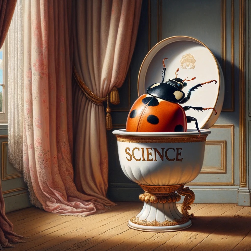 RoiCovid's tweet photo. @zoesagan @Elysee Science Pot de Chambre #BabyBug @TvlCampagnol https://t.co/j2ObiwZOb4