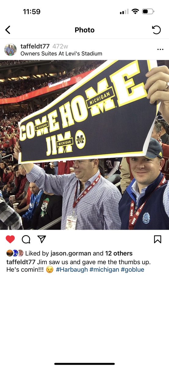 10 years later it’s “Stay Home Jim!” <a href="/UMichFootball/">Michigan Football</a> <a href="/UMichAthletics/">Michigan Athletics 〽️</a> back up the Brinks truck. FITFO!!!