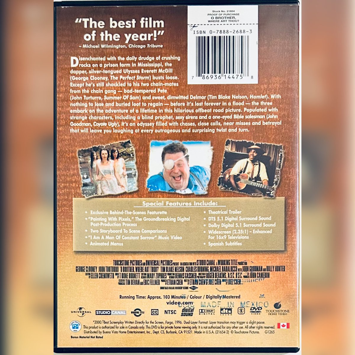 #ReStock! O Brother, Where Art Thou? (DVD, 2000) Comedy/Adventure Touchstone OOP

rareflicksplus.com/all-products/o…

#OBrotherWhereArtThou #2000s #ComedyMovie #AdventureMovie #TouchstonePictures #OOP #CoenBrothers #GeorgeClooney #JohnGoodman #DVD #DVDs #PhysicalMedia