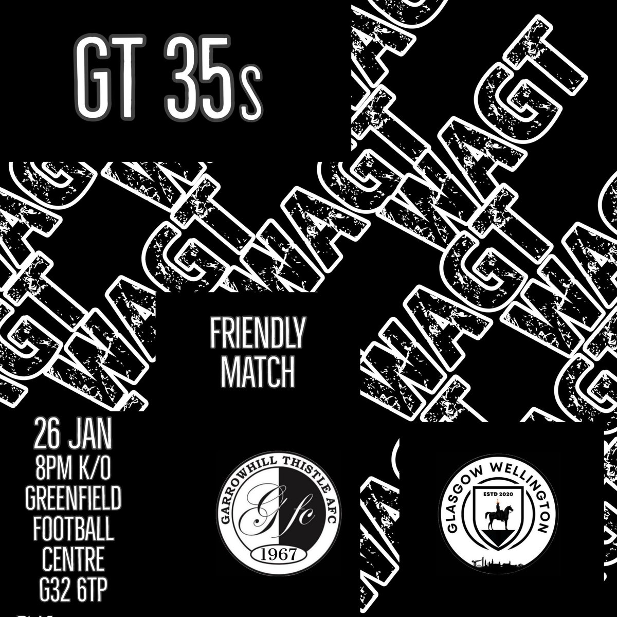 The 35s team get started with first friendly against Glasgow Wellington 35s at Greenfield. 26/1. Get down and support the guys if you can. WAGT⚪️⚫️ #lifeintheolddogsyet 
<a href="/Finlay1Gray/">Gordon Gray</a>
