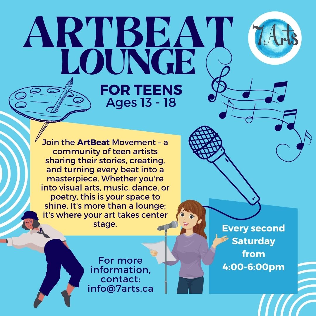 New program alert!! Calling all teens - this program is for you! Starting Saturday (Jan 20th) from 4pm until 6pm.