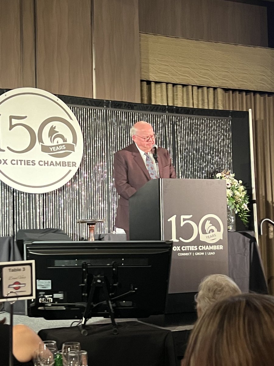 A special thank you to Fox Cities Chamber of Commerce! The Celebrate event was an honor to be a part of. We thank them for the opportunity and privilege of bit.ly/3S7cuHk to be a Platinum sponsor and attend events like this celebrating local businesses!