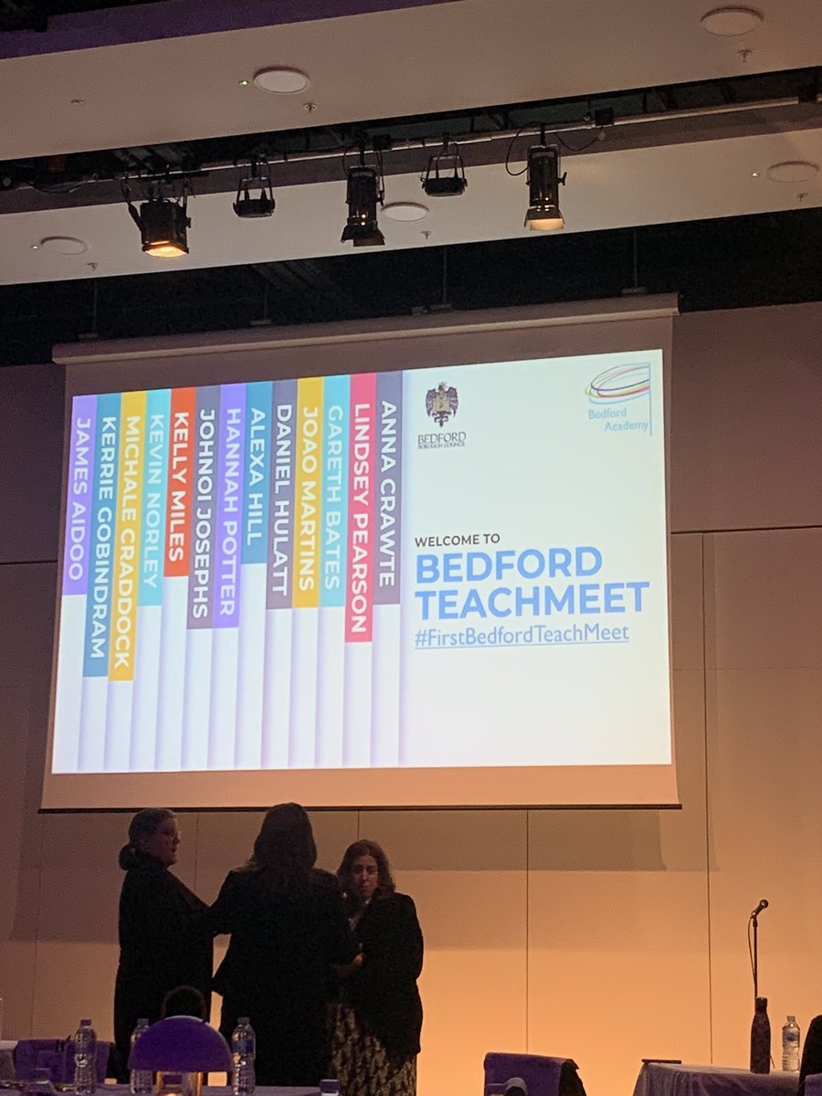Thank you <a href="/Bedford_Academy/">Bedford Academy</a> <a href="/heartacadtrust/">HEART Academies Trust</a> <a href="/annacrawte/">Anna Crawte FCCT</a> Offering inspiration from key speakers #firstbedfordteachmeet