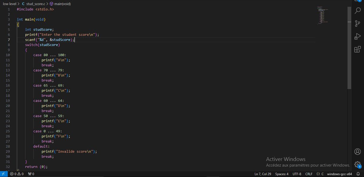 perrinletembet's tweet image. The switch statement in C is a control flow statement that provides an efficient way to handle multiple conditions in a more structured manner. It allows you to choose among several alternatives based on the value of an expression.  #CProgramming, #switchstatement, #controlflow.