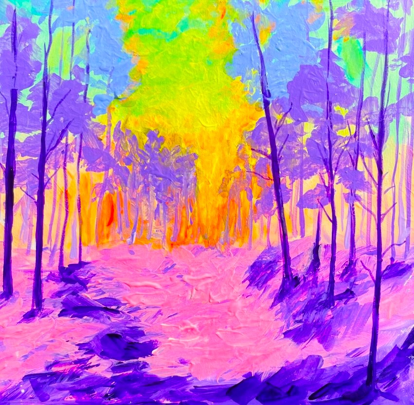 AllisonsArtwork's tweet photo. "Pink Forest"
Pink Forest is a beautiful walk in the forest; the sun is coming up, creating a warm glow. The snow has a pink, soft tinge and the trees caress the pathway.
https://t.co/56vJEVunkQ
#pinkforest #artcreatedbyallison #allisonconstantino https://t.co/Ahcn7HWXWU