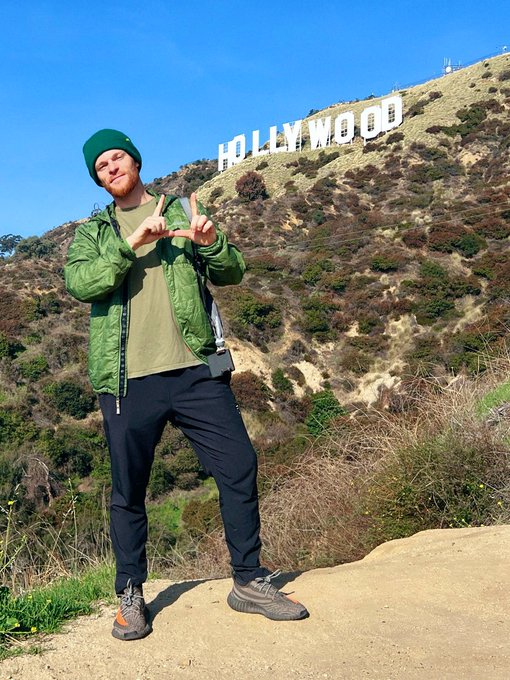 In Hollywood with a fresh clean test for the next few days. Let&rsquo;s get a collab in while I&rsquo;m around. DM
