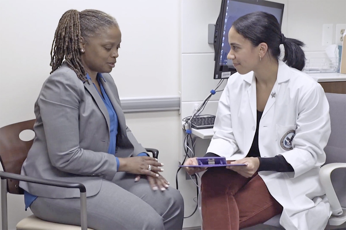 Women Veterans: VA is here to help you feel comfortable during your appointments. We’ll address any concerns you may have before appointments, ask permission before touching you and narrate exams. Speak with your VA health care team about your options. womenshealth.va.gov