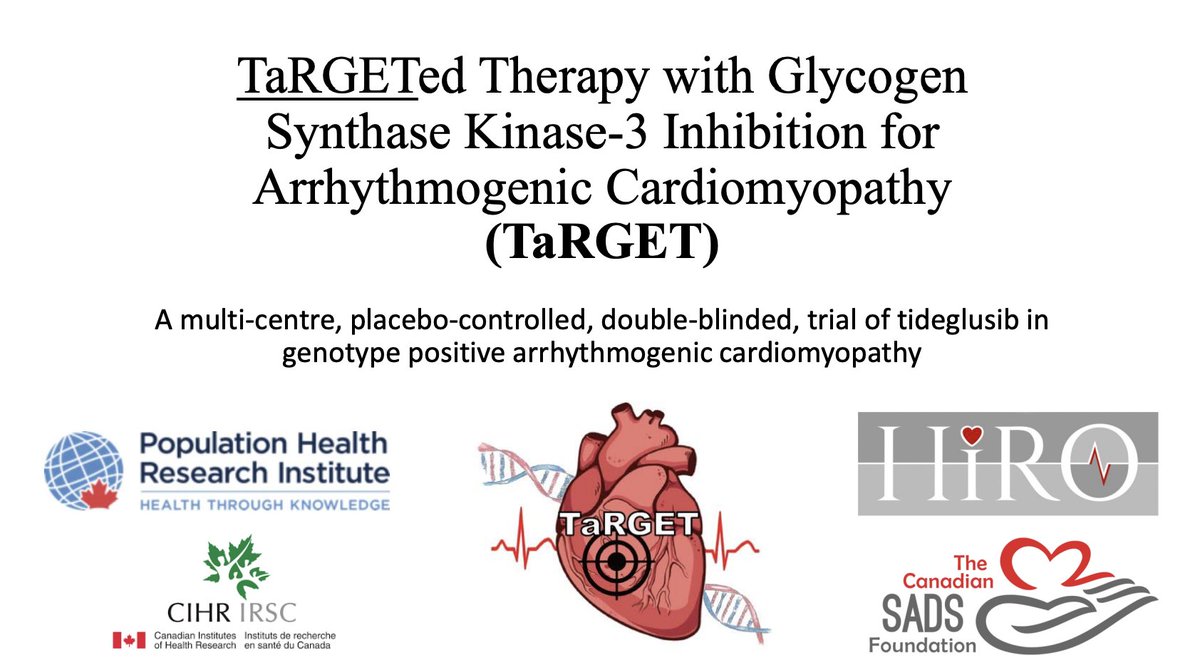HiRO is excited to share the ARVC TaRGET Trial has received Health Canada approval and will be commencing recruitment in Canadian HiRO centres in the near future!

Learn more about this upcoming clinical trial for patients with gene-positive ARVC here: phri.ca/research/targe…