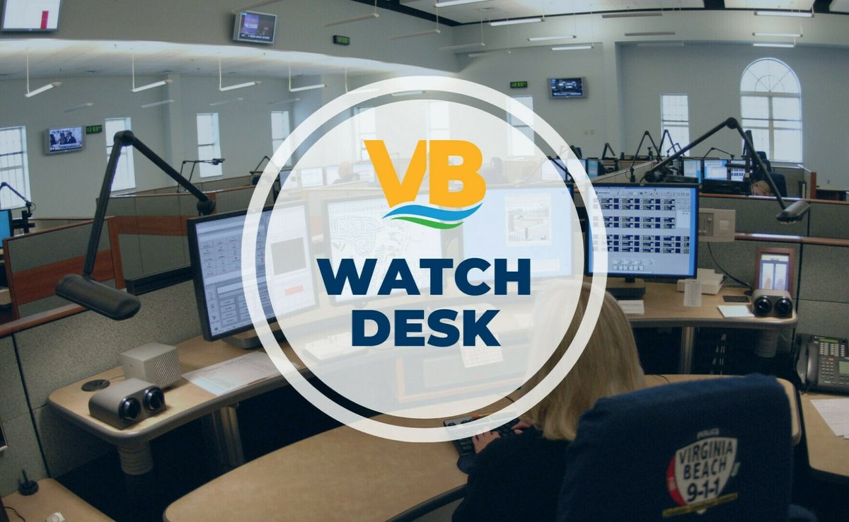 The Emergency Communications & Citizen Services — in collaboration with @VBRescueEMS — is launching a Watch Desk, where staff will monitor daily City operations for trending activities, special events, incidents or emergencies. Learn more at bit.ly/4b2FnvN.