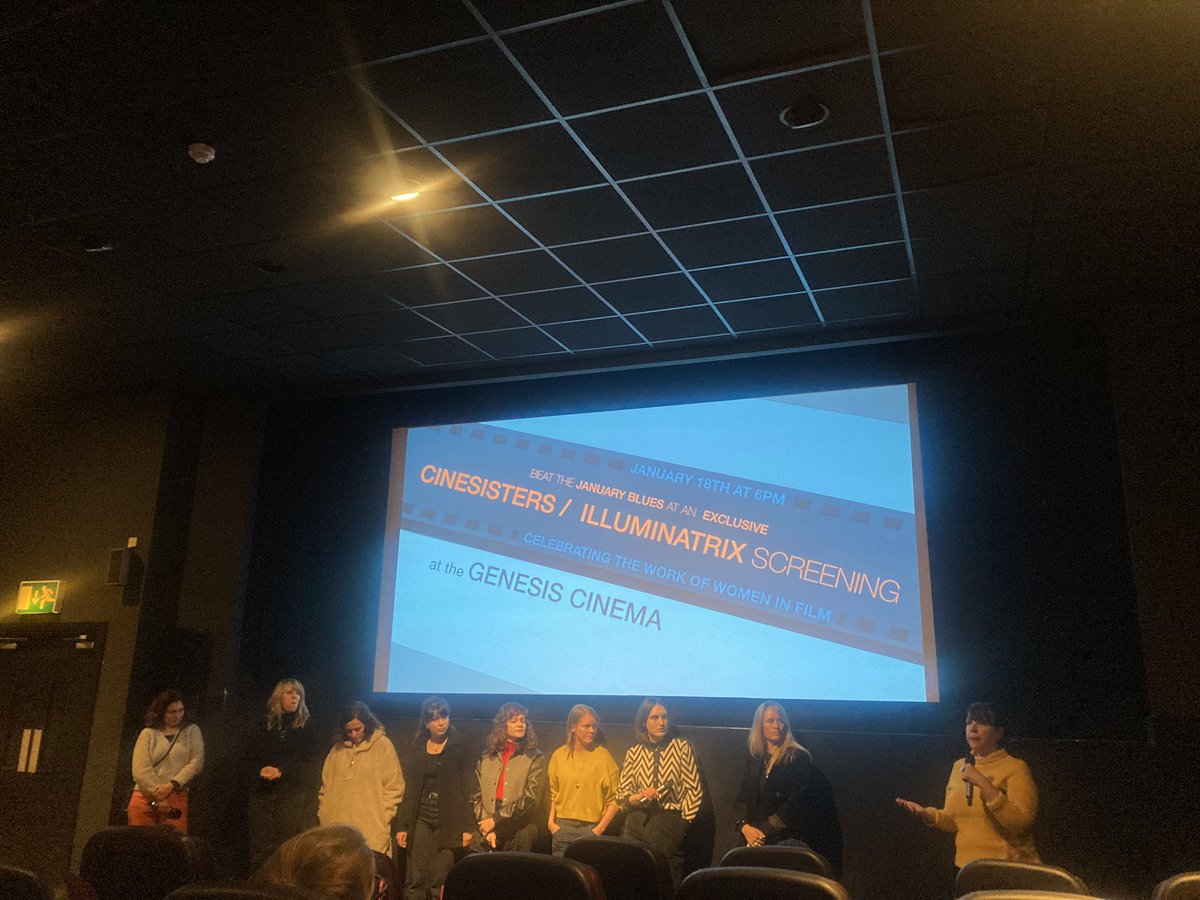 The Q&A after the screening at @GenesisCinema showcasing films by @cinesisters and @illuminatrixLDN