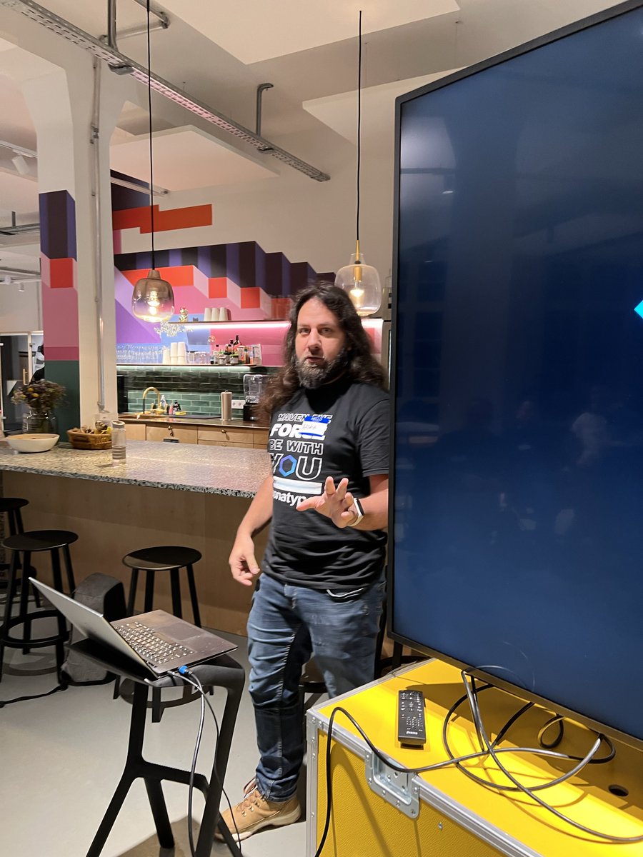 kotlin-berlin (@kotlinberlin) on Twitter photo Now up: <a href="/asm0di0/">Pasha Finkelshteyn | asm0dey 🇩🇪⬅️🇷🇺(✡️)</a> with his talk „#Ktor + #htmx: the perfect mix for your pet project“
#kugberlin #meetup #kotlin #petproject #kotlinfullstackk #fullstack Now up: <a href="/asm0di0/">Pasha Finkelshteyn | asm0dey 🇩🇪⬅️🇷🇺(✡️)</a> with his talk „#Ktor + #htmx: the perfect mix for your pet project“
#kugberlin #meetup #kotlin #petproject #kotlinfullstackk #fullstack