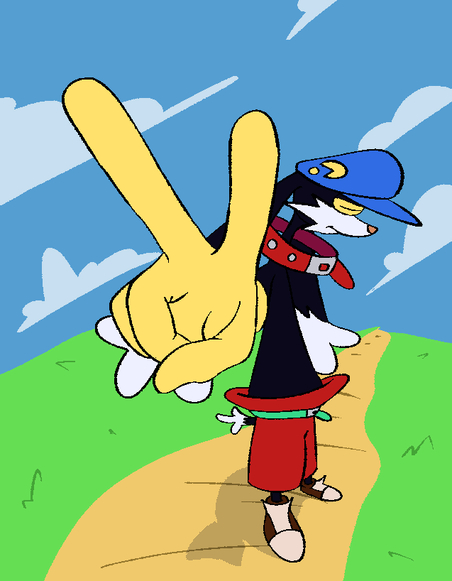 JestingMisfit's tweet photo. Klonoa at the end of DtP https://t.co/OyvrHrsgss