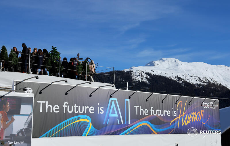 🔊 There’s a big buzz around artificial intelligence at the World Economic Forum – but @JLDastin tells the Reuters World News daily podcast that executives at Davos aren't seeing its profits yet. Listen now reut.rs/4b2pw09