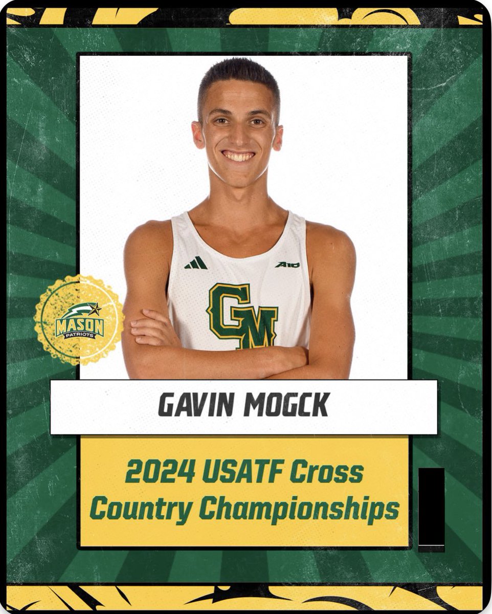 GeorgeMasonTFXC's tweet image. This Saturday January 20th
@ Pole Green Park, Richmond VA

Gavin Mogck is competing in the 2024 USATF Cross Country Championships