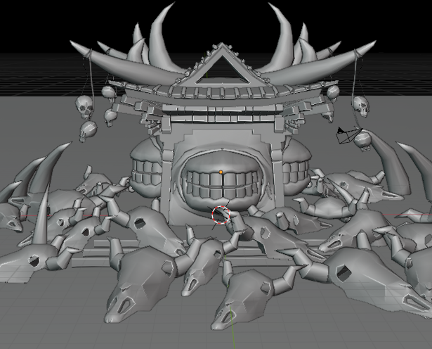 thechi28's tweet image. Fully Rigged Malevolent Shrine #Roblox #RobloxDev