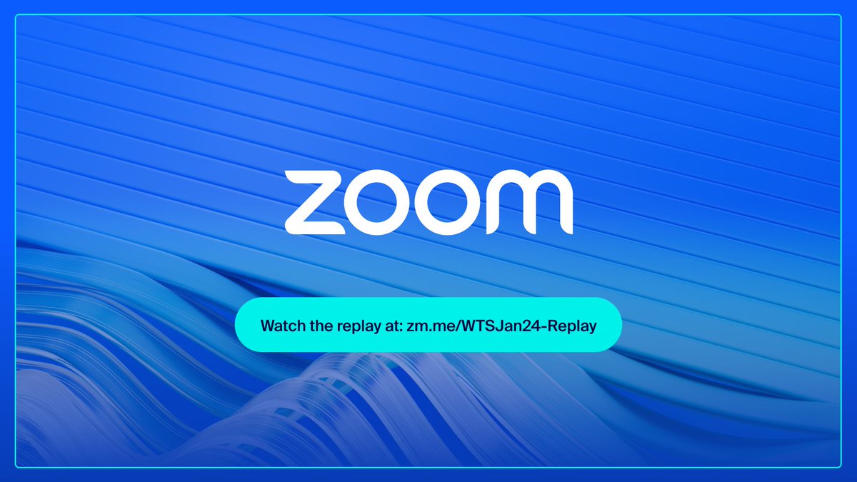 Zoom (@Zoom) / X