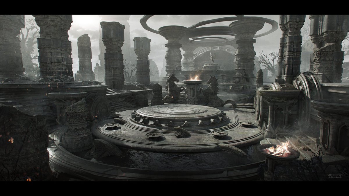 terraformart's tweet image. Amidst hauntingly beautiful ruins, a flickering flame ignites stories of the past

Sci-fi Ruins, personal work from our Sr. Env. Artist Pedro Blanco&apos;s Sci-Fi Environment Concept Art Course

#ancientruins #ancient #conceptart #environmentdesign #scifiartwork #sciencefiction #3dart